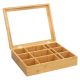 FIVE Organizator za čajeve 23X28X7cm bambus bež - 181826