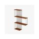 HANAH HOME Zidna polica Cambel, braon/bela - 181885