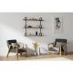 HANAH HOME Zidna polica Uras Walnut - 181895
