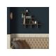 HANAH HOME Zidna polica Juke Walnut - 181897