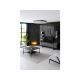 HANAH HOME Sto za dnevnu sobu Black Line Anthracite Black 1 - 182033-1