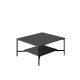 HANAH HOME Sto za dnevnu sobu Black Line Anthracite Black 1 - 182033-1