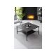 HANAH HOME Sto za dnevnu sobu Black Line Anthracite Black 1 - 182033-1