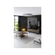 HANAH HOME Sto za dnevnu sobu Black Line Walnut Black 1 - 182035-1