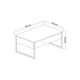 HANAH HOME Sto za dnevnu sobu Luxe Anthracite Gold 1 - 182045