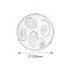 Rabalux Plafonjera Spiral E27 1x MAX 60W bela (1822) - 1822