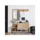 HANAH HOME Cipeplarnik sa čivilukom i ogledalom Nonso Sapphire Oak (793ELG3909) - 182236