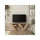 HANAH HOME TV polica Pipralla Oak - 182347