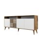 HANAH HOME Komoda Milan Walnut White 1 - 182352