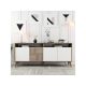 HANAH HOME Komoda Milan Walnut White 1 - 182352