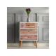 HANAH HOME Komoda Liza, braon/bela - 182377
