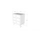 HANAH HOME Komoda Liza, braon/bela - 182377