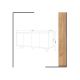 HANAH HOME Komoda Shans - 182411