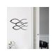 WALLXPERT Zidna dekoracija Fish Black - 182451