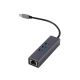 FAST ASIA Adapter TIP C na 3xUSB 3.0+RJ45 - 182720