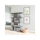 HANAH HOME Polica za knjige Harmon Anthracite - 183178