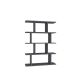 HANAH HOME Polica za knjige Harmon Anthracite - 183178