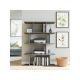 HANAH HOME Polica za knjige Harmon Anthracite - 183178
