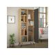 HANAH HOME Polica za knjige Jedda Bookcase Oak Anthracite - 183254