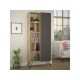 HANAH HOME Polica za knjige Jedda Bookcase Oak Anthracite - 183254