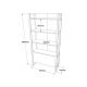 HANAH HOME Polica za knjige ML6 A - 183256