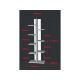 HANAH HOME Polica za knjige Tree White - 183421