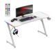 Huzaro Hero 3.3 Beli RGB Gaming sto 140x60cm - 1844-1-1-1