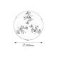 Rabalux Plafonjera Bloomy E27 1x MAX 60W bela (1847) - 1847-1
