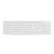 NATEC NAUTILUS, Slim Multimedia tastatura, US raspored, USB, bela (NKL-1951) - EP1697273
