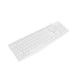 NATEC NAUTILUS, Slim Multimedia tastatura, US raspored, USB, bela (NKL-1951) - EP1697273