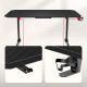 Huzaro Hero 4.7 Crni Gaming sto 160x75cm - 1849-1
