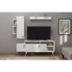 HANAH HOME TV komoda i polica Clara, bela - 185774