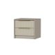HANAH HOME Noćni ormarić Kale Luxe, krem - 185839