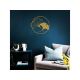 WALLXPERT Zidna dekoracija Ginkgo Leaf Metal Wall Art APT620 - 186793-1