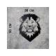 WALLXPERT Zidna dekoracija Lion Head - 186825
