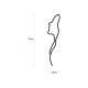 WALLXPERT Zidna dekoracija Woman Face Profile - 186826