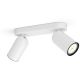 PHILIPS Spot lampa Pongee bela sa 2x5,5W GU10 - 18685