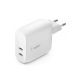 BELKIN Kućni punjač WCB006VFWH 2xUSB-C - 186881