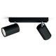 PHILIPS Spot lampa Kosipo crna sa 2x5,5W GU10 - 18693