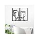 WALLXPERT Zidna dekoracija Woman Face - 186967