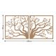 WALLXPERT Zidna dekoracija Tree2 Copper - 186974-1-1