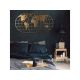 WALLXPERT Zidna dekoracija World Map Globe Gold - 186981