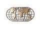 WALLXPERT Zidna dekoracija World Map Globe Gold - 186981