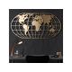 WALLXPERT Zidna dekoracija World Map Globe Gold - 186981
