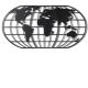WALLXPERT Zidna dekoracija World Map Globe Black - 186982