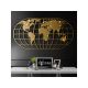WALLXPERT Zidna dekoracija World Map Globe Led Gold - 186987-1-1