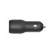 BELKIN Auto punjač CCE001BT1MBK 2xUSB-A+kabl USB-A na USB-C, crna - 187074