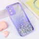 Maska za Samsung A15 5G Frame Glitter ljubicasta - 214399