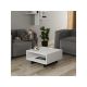 HANAH HOME Sto za dnevnu sobu Hola White Anthracite - 189113