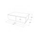 HANAH HOME Sto za dnevnu sobu LV17 GT - 189185